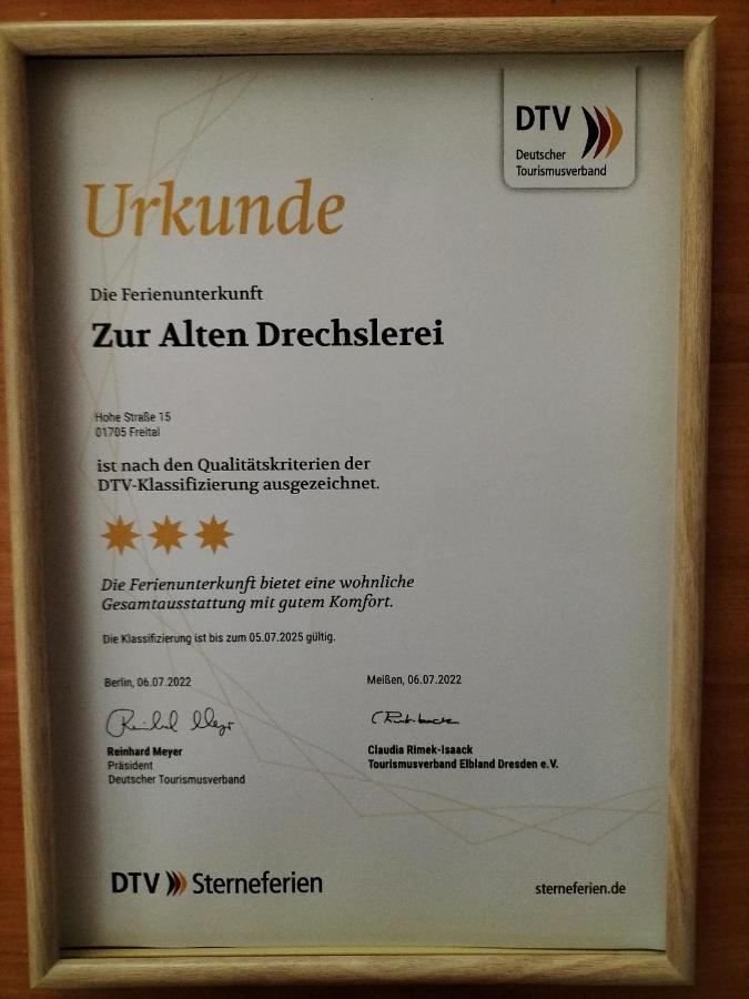 Fewo Zur Alten Drechslerei Freital Bagian luar foto